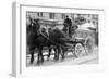 Carting Snow From New York Streets By Horse & Wagon-null-Framed Premium Giclee Print