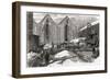 Carting the Ice at Mr Charles' Ice Stores-null-Framed Giclee Print