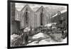 Carting the Ice at Mr Charles' Ice Stores-null-Framed Giclee Print