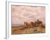 Carting Turf Drawing-John Atkinson-Framed Giclee Print