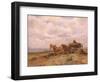 Carting Turf Drawing-John Atkinson-Framed Giclee Print