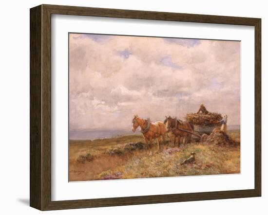 Carting Turf Drawing-John Atkinson-Framed Giclee Print