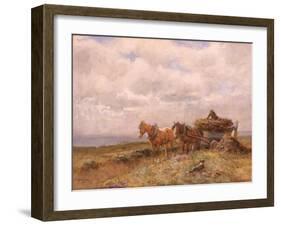 Carting Turf Drawing-John Atkinson-Framed Giclee Print