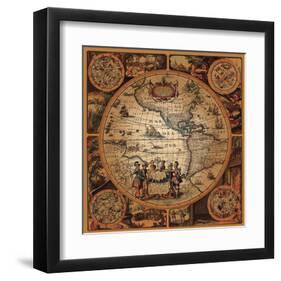 Cartographica II-null-Framed Art Print