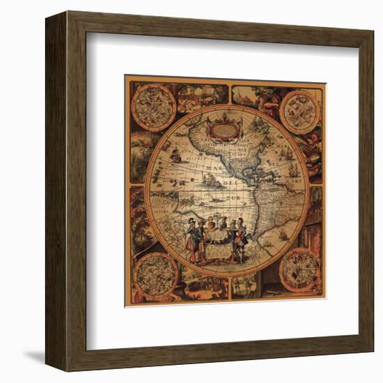 Cartographica II-null-Framed Art Print