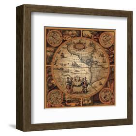 Cartographica II-null-Framed Art Print