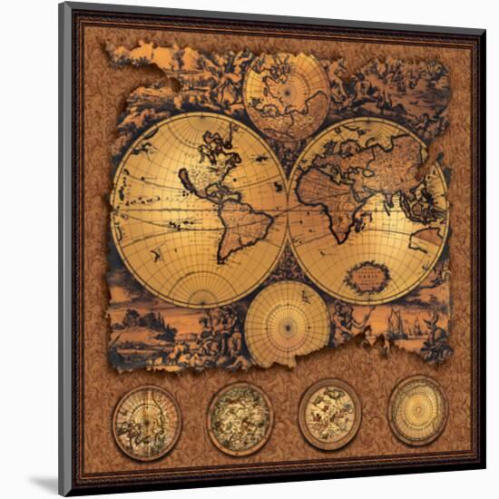 Cartographica III-null-Mounted Premium Giclee Print