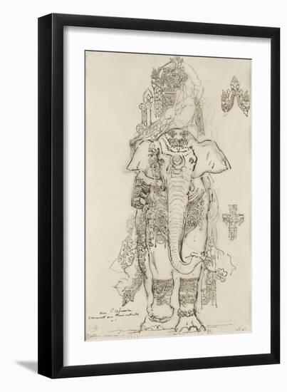 Carton 31. Etude pour la Péri-Gustave Moreau-Framed Giclee Print