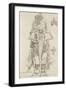 Carton 31. Etude pour la Péri-Gustave Moreau-Framed Giclee Print