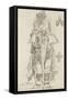 Carton 31. Etude pour la Péri-Gustave Moreau-Framed Stretched Canvas
