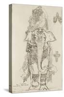 Carton 31. Etude pour la Péri-Gustave Moreau-Stretched Canvas