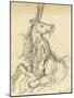 Carton 42. Etude de licorne pour les Chimères (?)-Gustave Moreau-Mounted Giclee Print