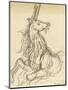 Carton 42. Etude de licorne pour les Chimères (?)-Gustave Moreau-Mounted Giclee Print