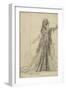 Carton 84-2. Etude pour "Salomé" (collection Hammer)-Gustave Moreau-Framed Giclee Print