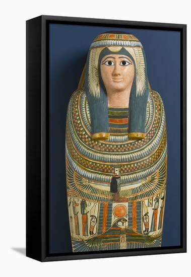 Cartonnage Mask of Shep En-Mut, 800 BC-Third Intermediate Period Egyptian-Framed Stretched Canvas