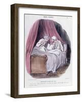 Cartoon About Marriage, Mid Nineteenth Century-Honore Daumier-Framed Premium Giclee Print