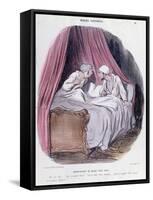 Cartoon About Marriage, Mid Nineteenth Century-Honore Daumier-Framed Stretched Canvas