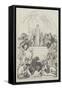 Cartoon, an Allegory of Justice-John Tenniel-Framed Stretched Canvas