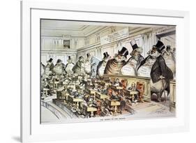 Cartoon: Anti-Trust, 1889-Joseph Keppler-Framed Giclee Print