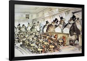 Cartoon: Anti-Trust, 1889-Joseph Keppler-Framed Giclee Print