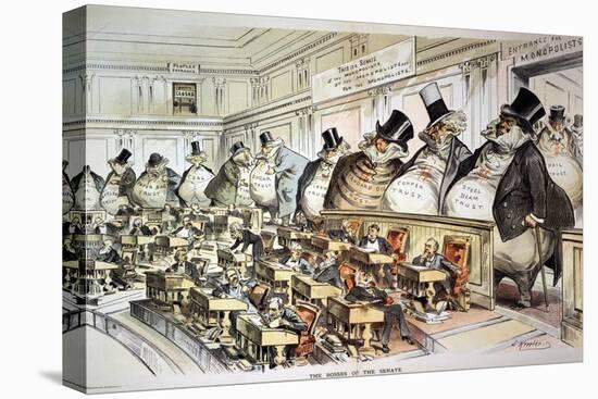 Cartoon: Anti-Trust, 1889-Joseph Keppler-Stretched Canvas