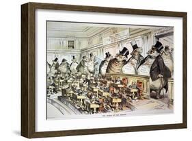 Cartoon: Anti-Trust, 1889-Joseph Keppler-Framed Giclee Print