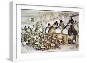 Cartoon: Anti-Trust, 1889-Joseph Keppler-Framed Giclee Print