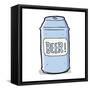 Cartoon Beer Can-lineartestpilot-Framed Stretched Canvas