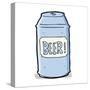 Cartoon Beer Can-lineartestpilot-Stretched Canvas