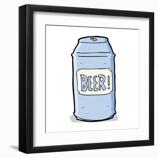 Cartoon Beer Can-lineartestpilot-Framed Art Print