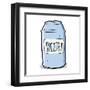 Cartoon Beer Can-lineartestpilot-Framed Art Print