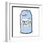 Cartoon Beer Can-lineartestpilot-Framed Art Print