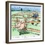Cartoon by President Theodore Roosevelt (1858-1919) Trying to Regulate Industrial Trusts, Pork Decr-null-Framed Giclee Print