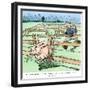 Cartoon by President Theodore Roosevelt (1858-1919) Trying to Regulate Industrial Trusts, Pork Decr-null-Framed Giclee Print