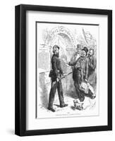 Cartoon: Civil Service-C.S. Reinhart-Framed Premium Giclee Print