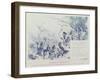 Cartoon Comparing to Woman's Rights Marchers to Native American 'Squaws,' 1914-null-Framed Art Print