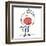 Cartoon Complaining Doodle Man-lineartestpilot-Framed Art Print