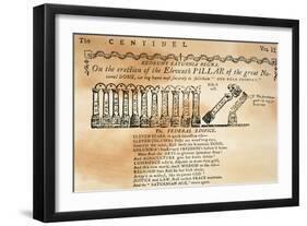 Cartoon: Constitution, 1788-null-Framed Giclee Print