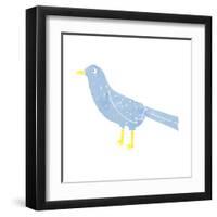 Cartoon Crow-lineartestpilot-Framed Art Print