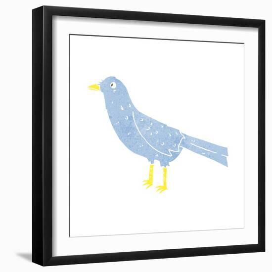 Cartoon Crow-lineartestpilot-Framed Art Print