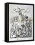 Cartoon Dedicated to the National Guard, Paris Commune, 1871-null-Framed Stretched Canvas