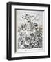 Cartoon Dedicated to the National Guard, Paris Commune, 1871-null-Framed Giclee Print