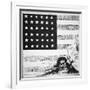 Cartoon Depicting Communism and Anarchy Creeping under the American Flag, 1919-null-Framed Giclee Print