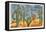 Cartoon Depicting Kinds of Cacti-null-Framed Stretched Canvas