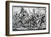 Cartoon Depicting the Riots in New York on St Patrick's Day 1867, Published in Harper's Weekly,…-Thomas Nast-Framed Giclee Print