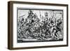 Cartoon Depicting the Riots in New York on St Patrick's Day 1867, Published in Harper's Weekly,…-Thomas Nast-Framed Premium Giclee Print