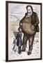 Cartoon Featuring William Marcy Boss Tweed-Thomas Nast-Framed Giclee Print