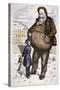Cartoon Featuring William Marcy Boss Tweed-Thomas Nast-Stretched Canvas