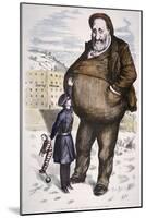 Cartoon Featuring William Marcy Boss Tweed-Thomas Nast-Mounted Giclee Print