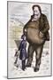 Cartoon Featuring William Marcy Boss Tweed-Thomas Nast-Mounted Giclee Print